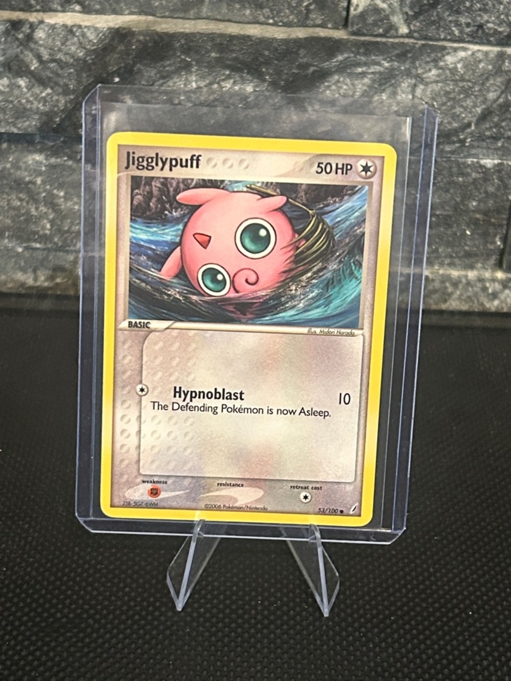 Pokemon Jigglypuff Non-Holo 53/100 from Vintage EX Crystal Guardians Set (2006)‎